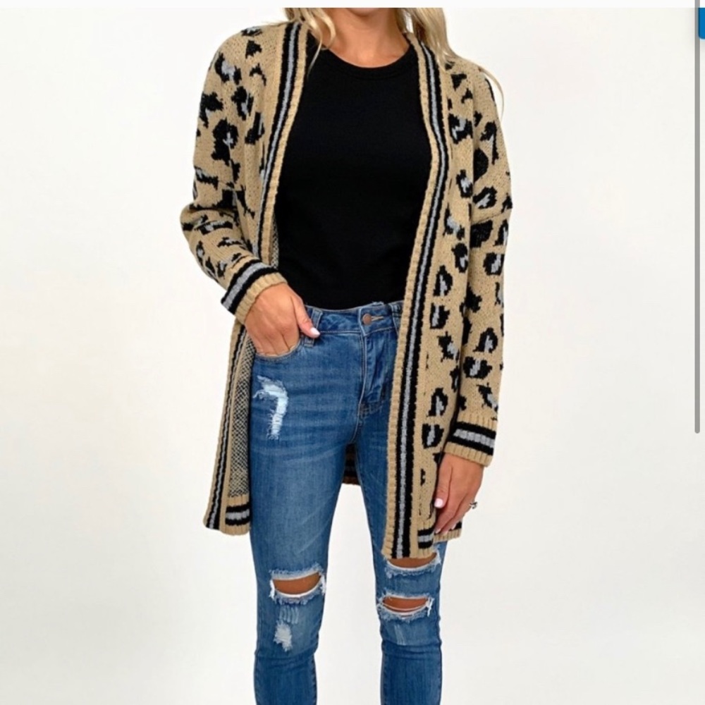Shop Talulah Leopard Print Cardigan